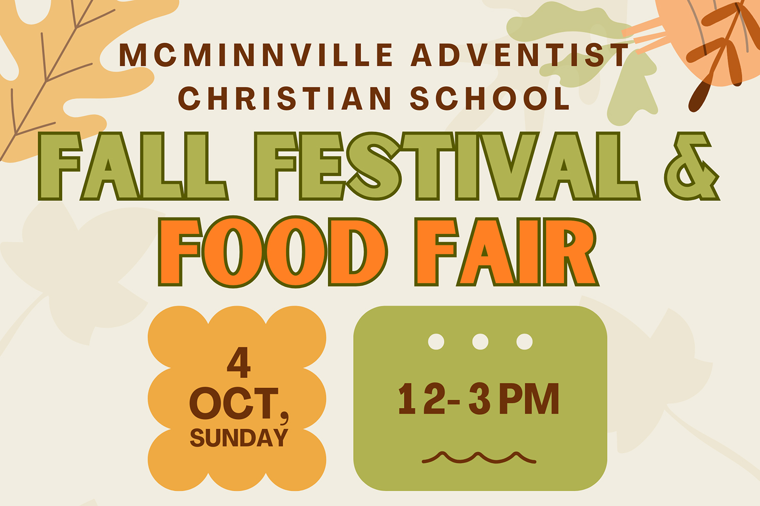 Fall Festival & Food Fair
