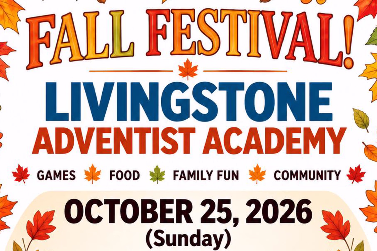 Livingstone Adventist Academy Fall Festival