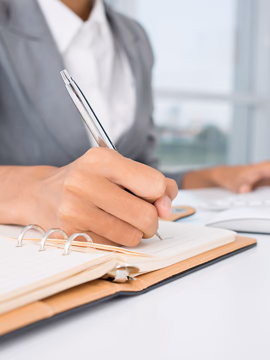 Hand writing in not book