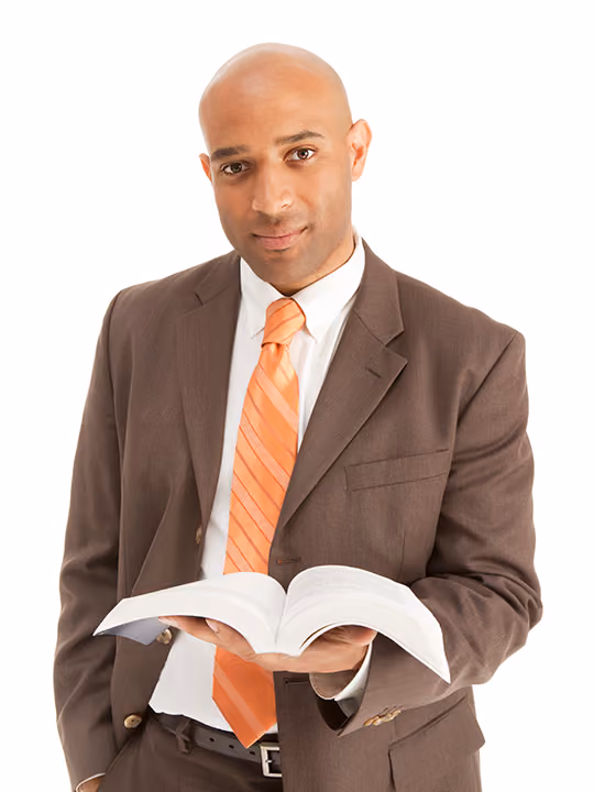 Pastor with Bible