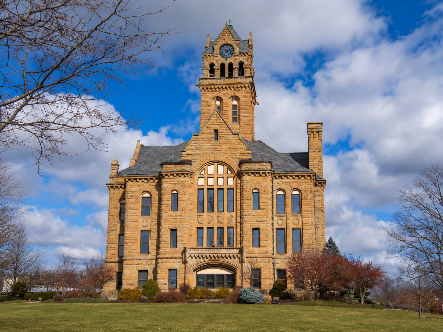 The historic Ottawa County Courthouse in Port Clinton, Ohio, home of the Ottawa County Court of Common Pleas
