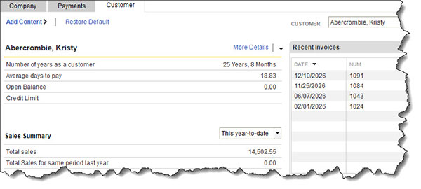 QuickBooks Desktop Customer Settings