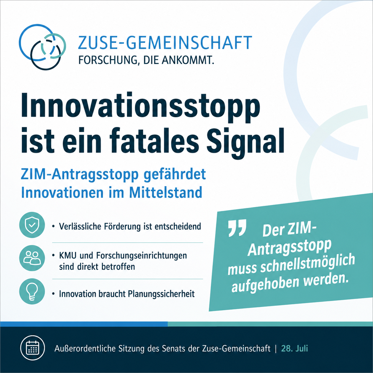 🚫 Innovationsstopp ist fatales Signal