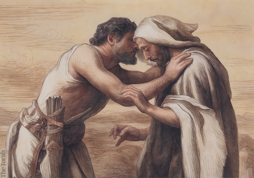 Why Is Esau’s Kiss Dotted?