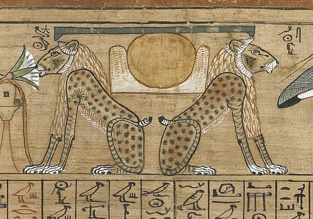 Pharaoh’s Palace Lions Become Playful Dogs Before Moses