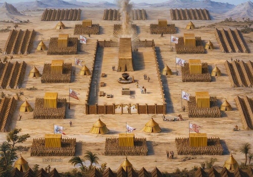 Israel’s Wilderness Camp Modeled on the Persian Military Formation