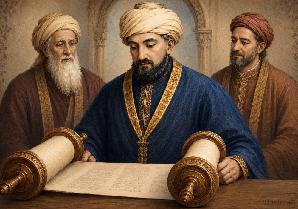 Kosher Torah Text? Three Generations of Maimonides—Strict to Lenient