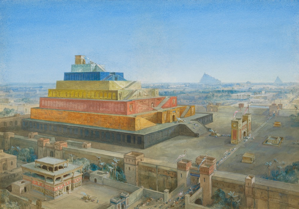 The Ziggurat of Babel: Why YHWH Descends but Does Not Stay