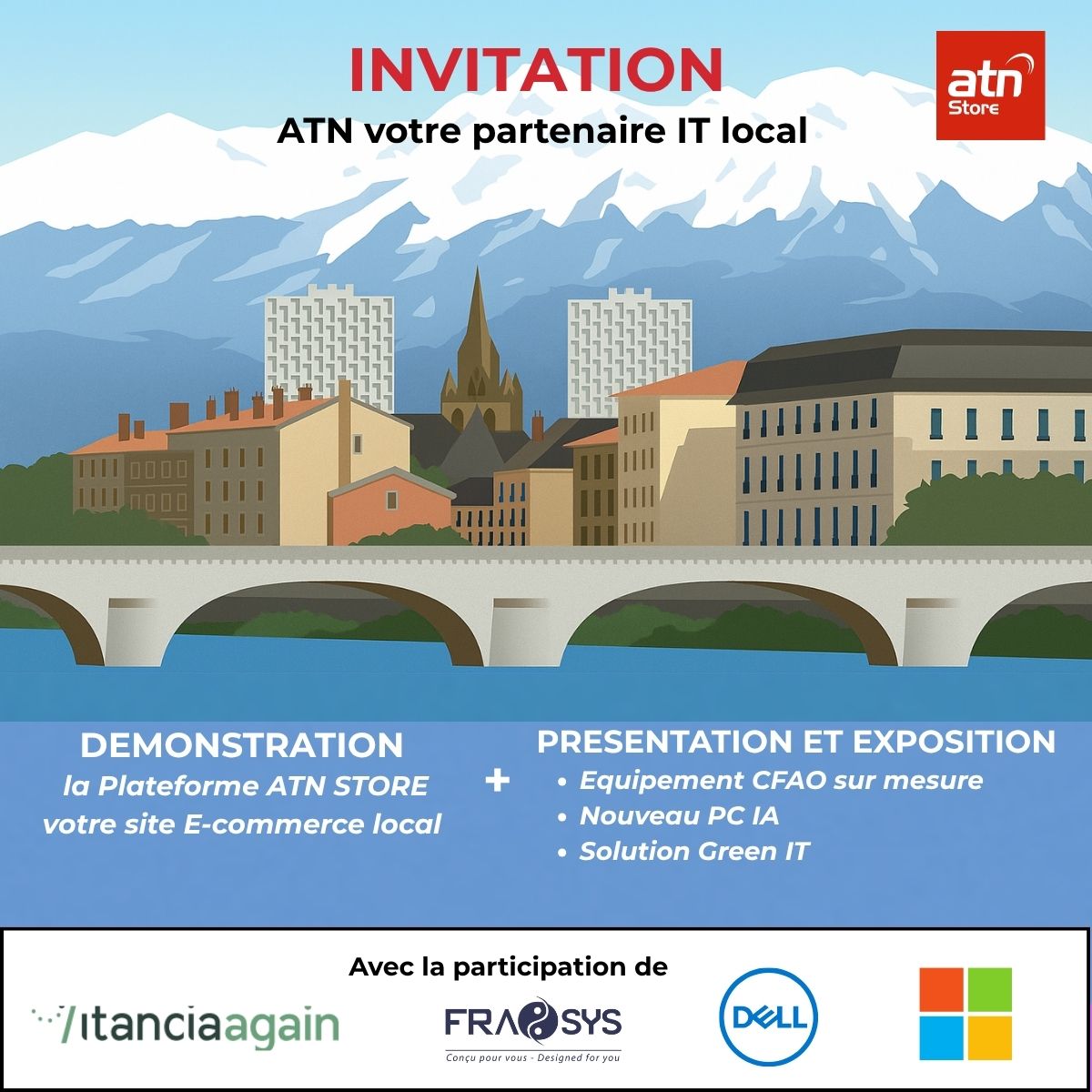🎉 Événement local – ATN STORE Grenoble