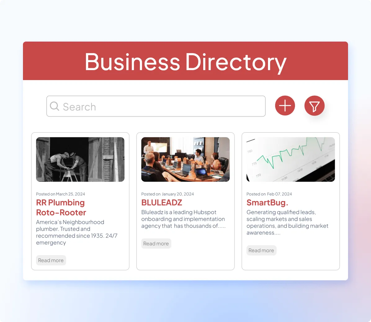 Almabase business directory connecting alumni to verified businesses with exclusive offers, smart filters, and extensive community listings