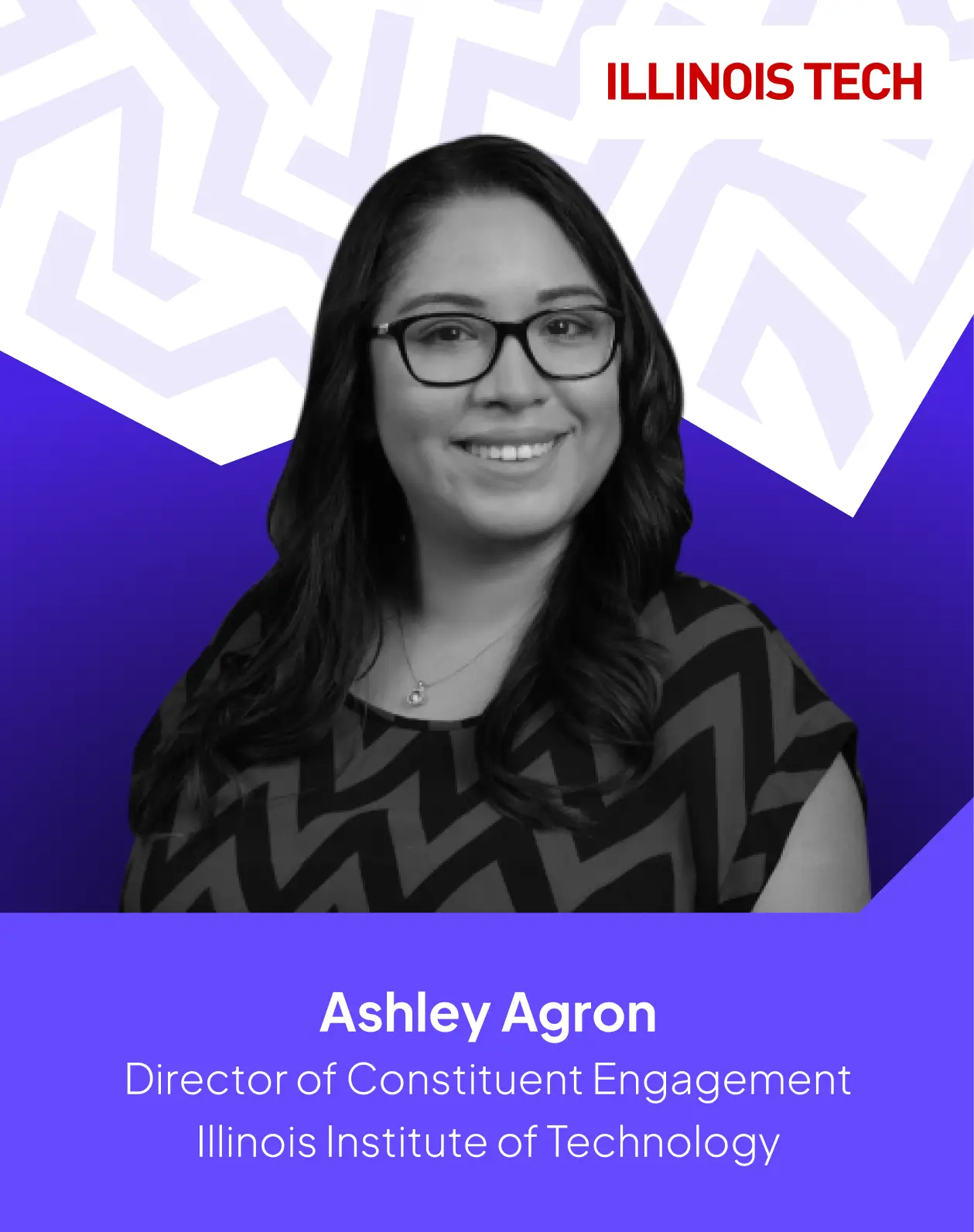Portrait of Ashley Agron, Director of Constituent Engagement at Illinois Institute of Technology
