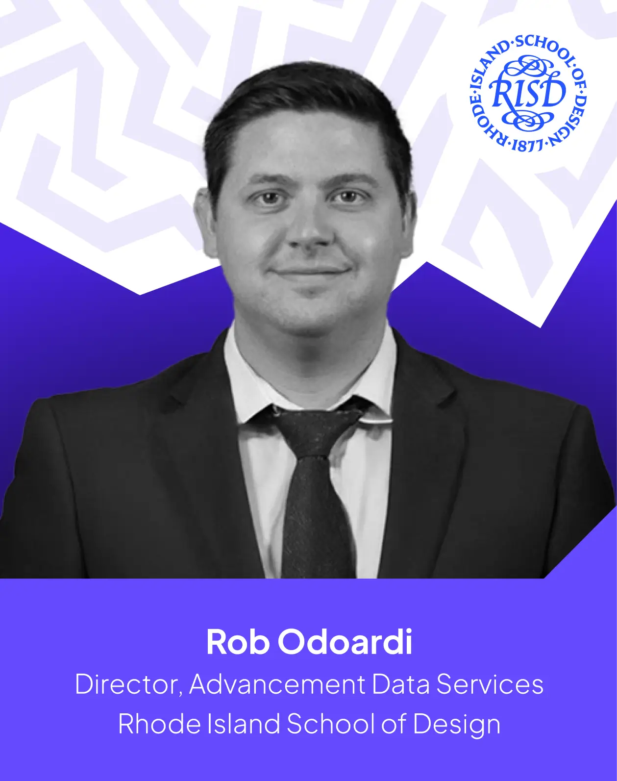 Portrait of Rob Odoardi, Director of Advancement Data Services at Rhode Island School of Design