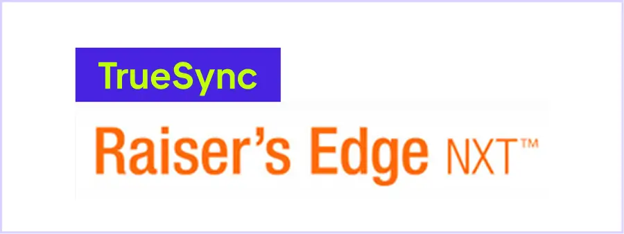 TrueSync Raiser’s Edge NXT