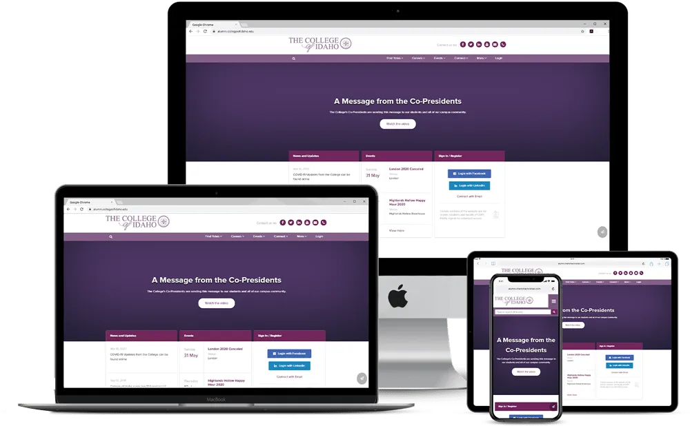 William Peace University grand welcome to the Class of 2020 virtually with Almabase