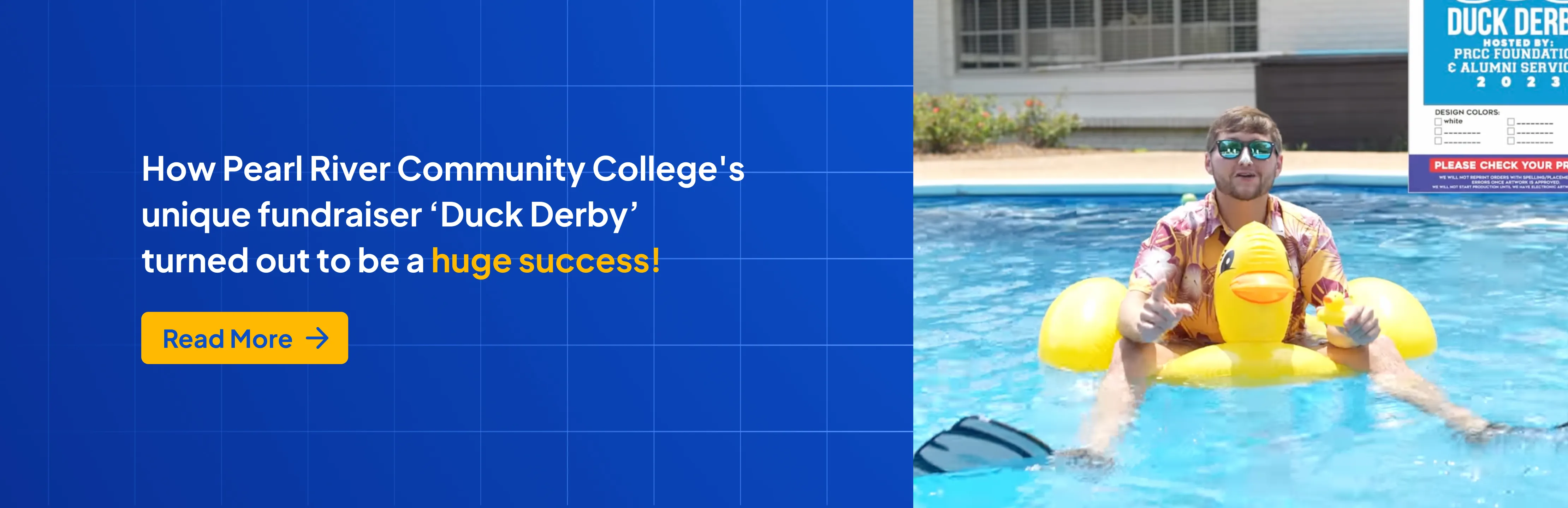 How Pearl River Community College's unique fundraiser, Duck Derby, turned out to be a huge success!