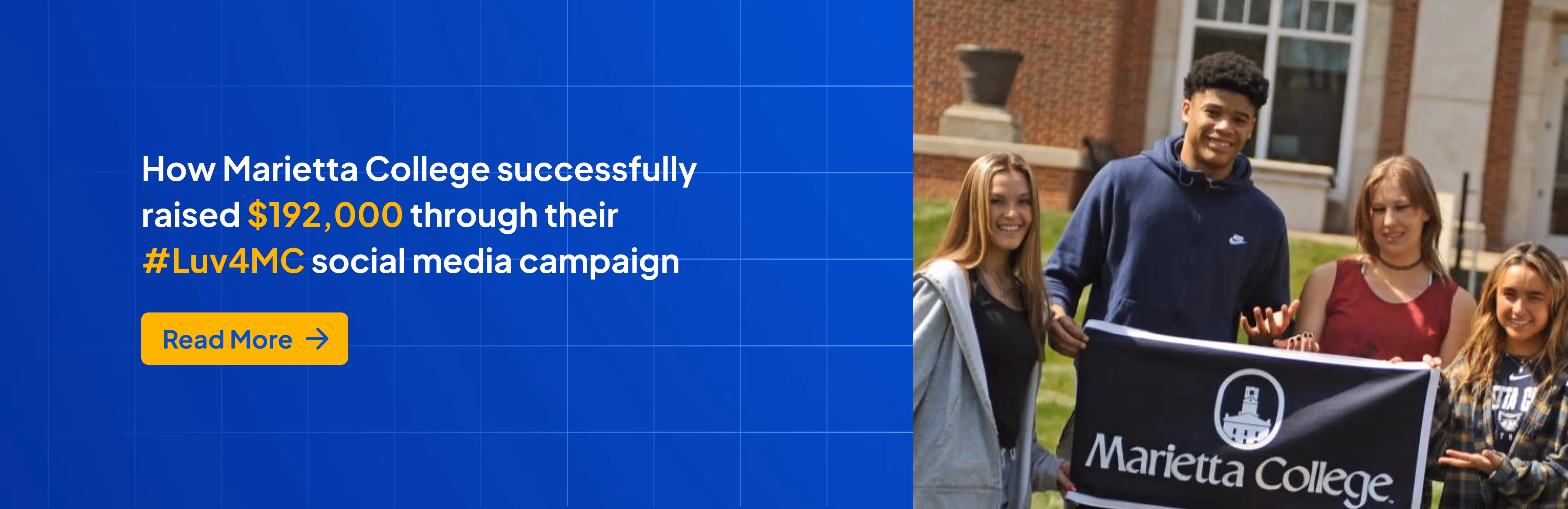 How Marietta College successfully raised $192,000 through their #Luv4MC Social Media Campaign