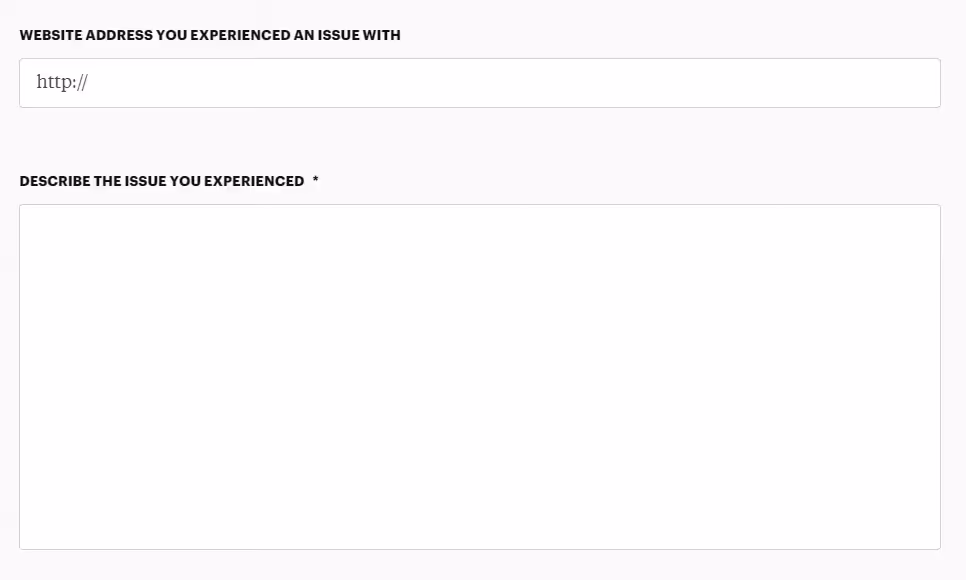 A portion of Adelphi University’s accessibility issues form