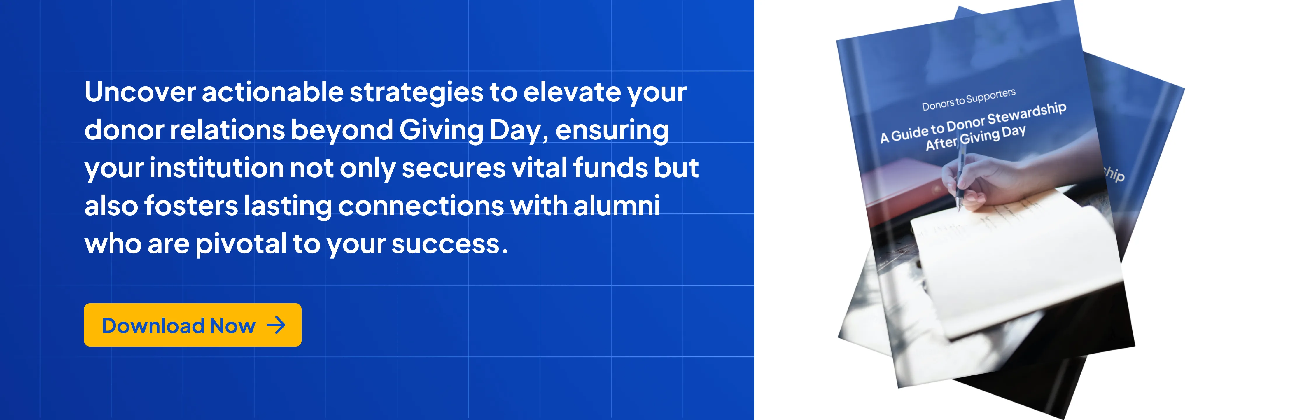 A guide to donor stewardship after giving day