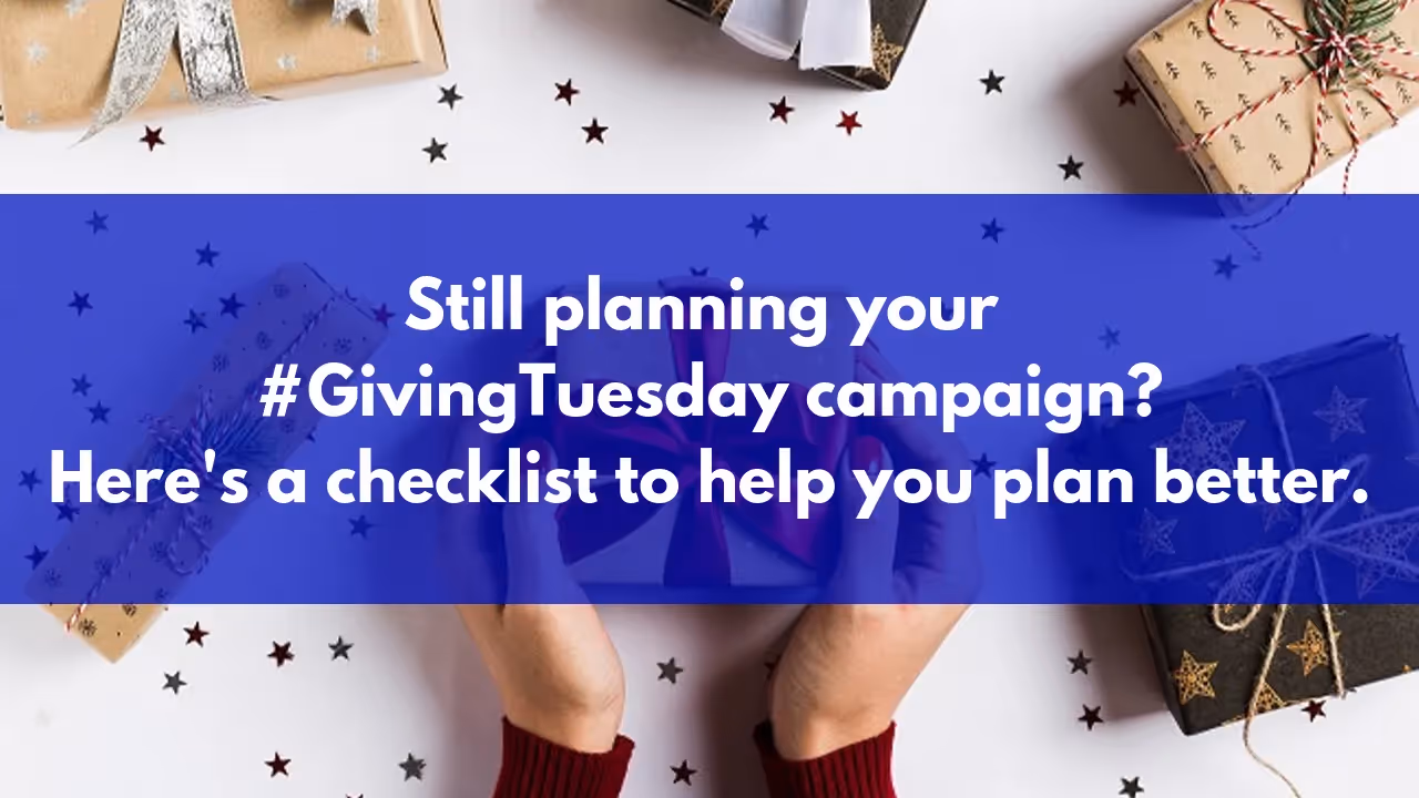 How to plan your Giving Tuesday campaign