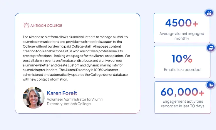 William Peace University grand welcome to the Class of 2020 virtually with Almabase