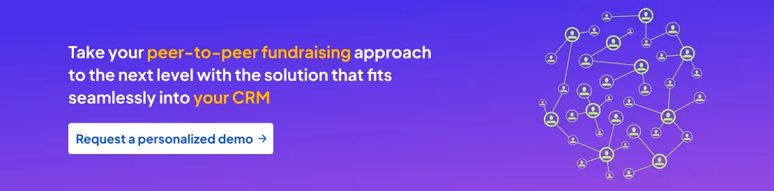 Almabase request peer-to-peer fundraising demo