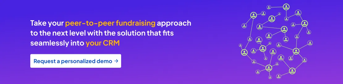 Almabase request peer-to-peer fundraising demo