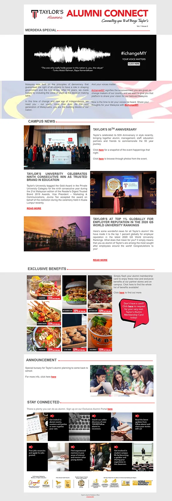 Taylor University's Alumni Newsletter