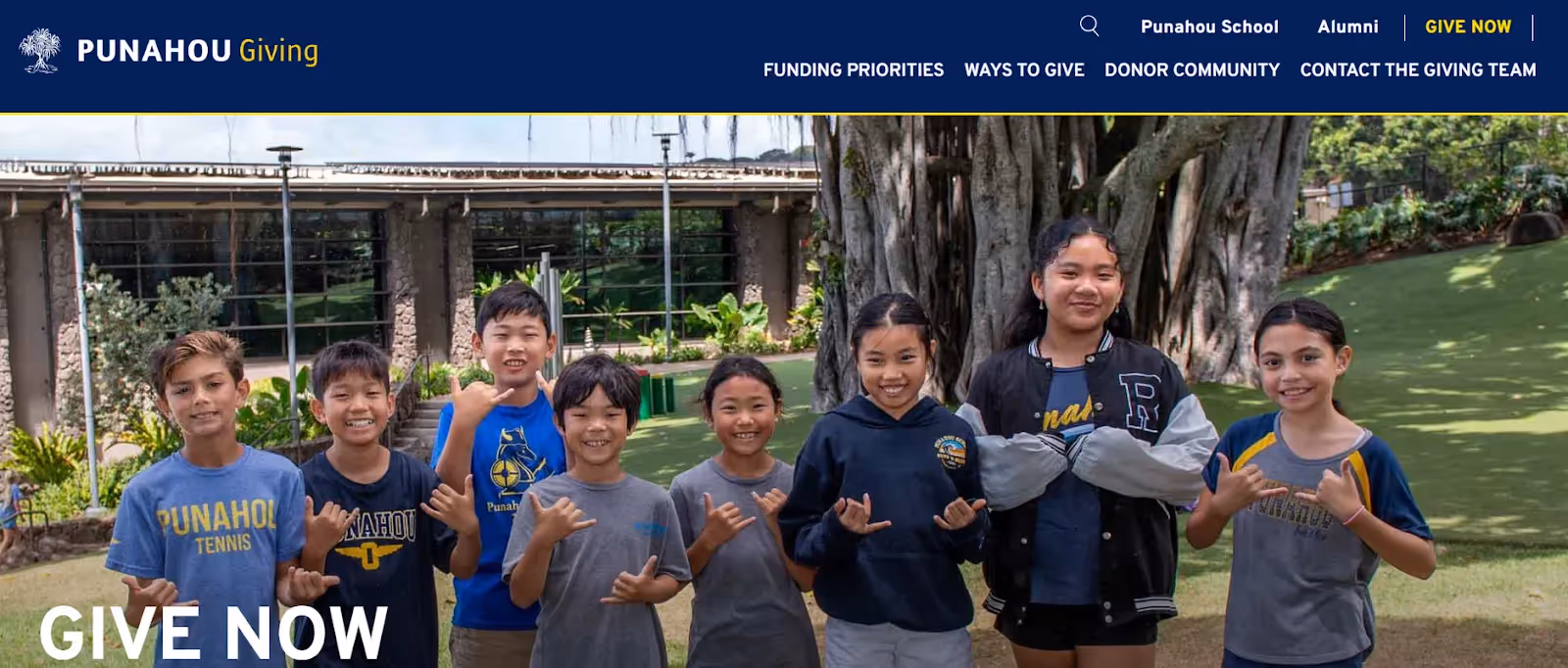 Punahou Giving page