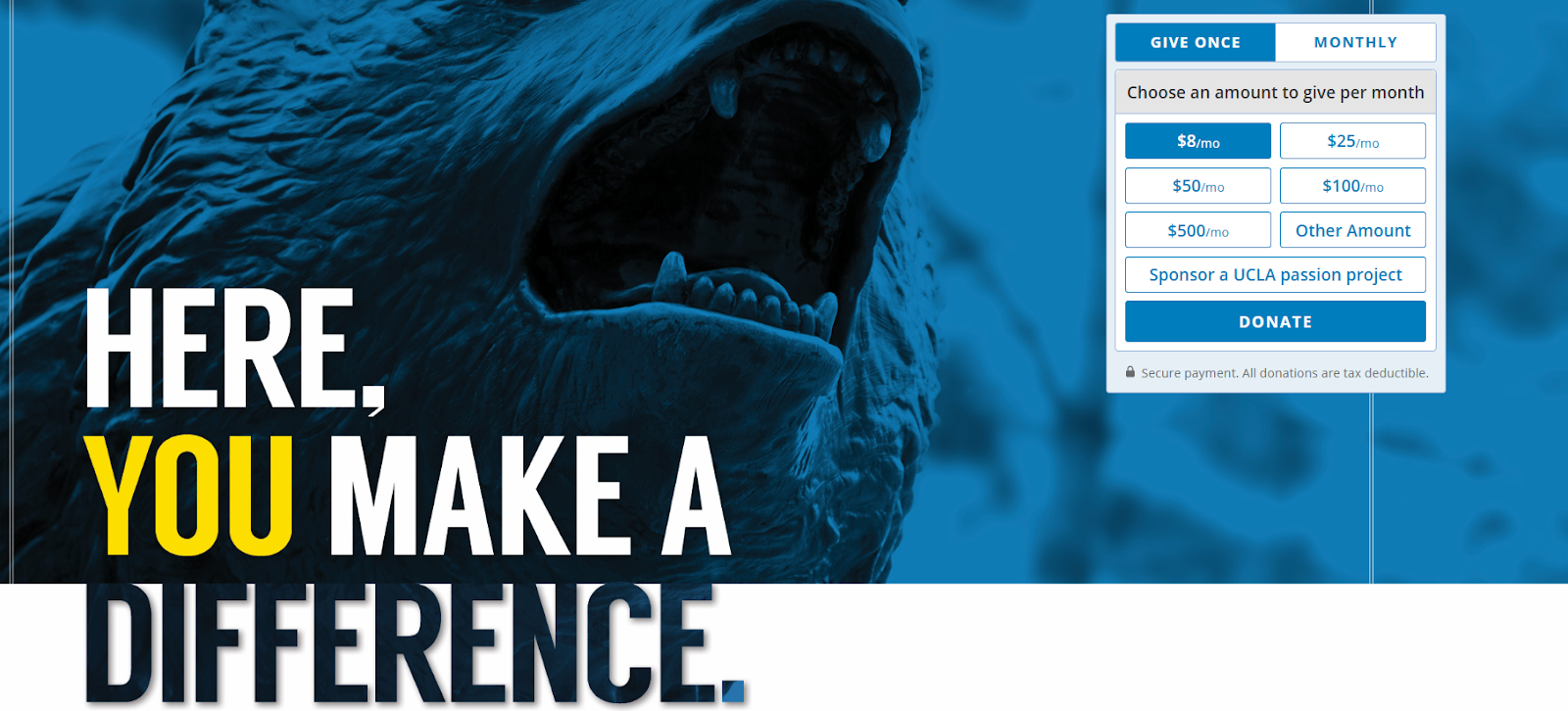 UCLA giving page