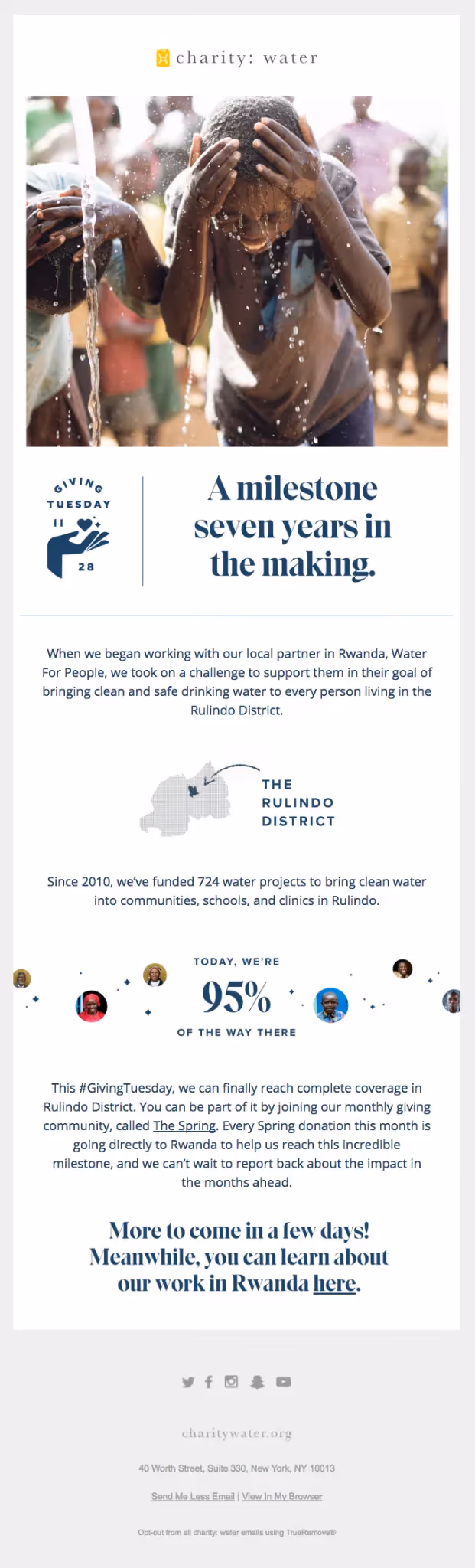 Giving Tuesday impact example