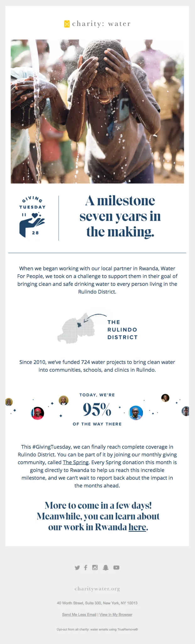 Giving Tuesday impact example