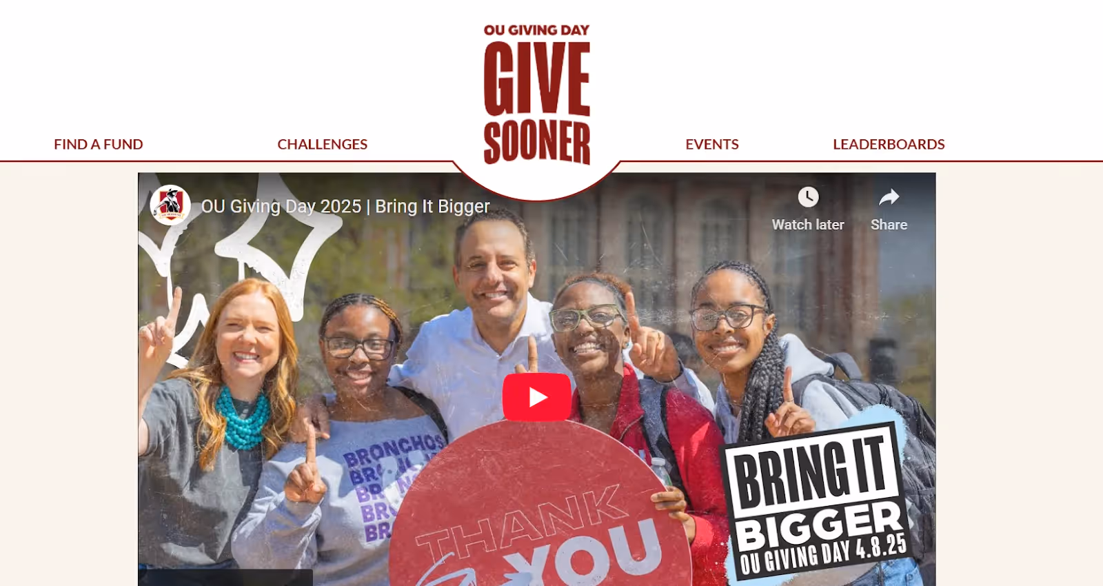 OU Giving Day 2025