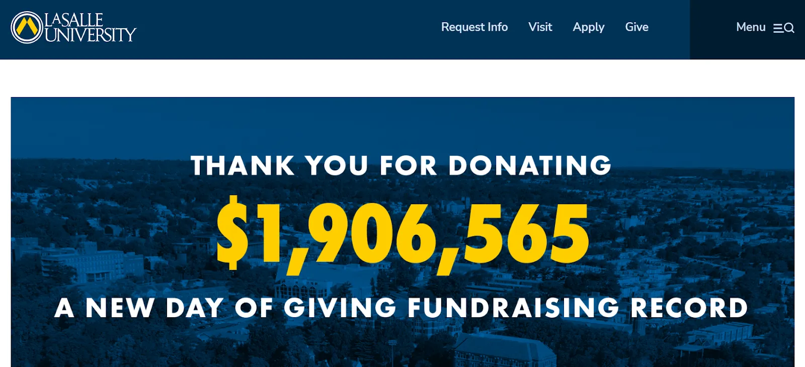 La Salle University Giving Day 2025