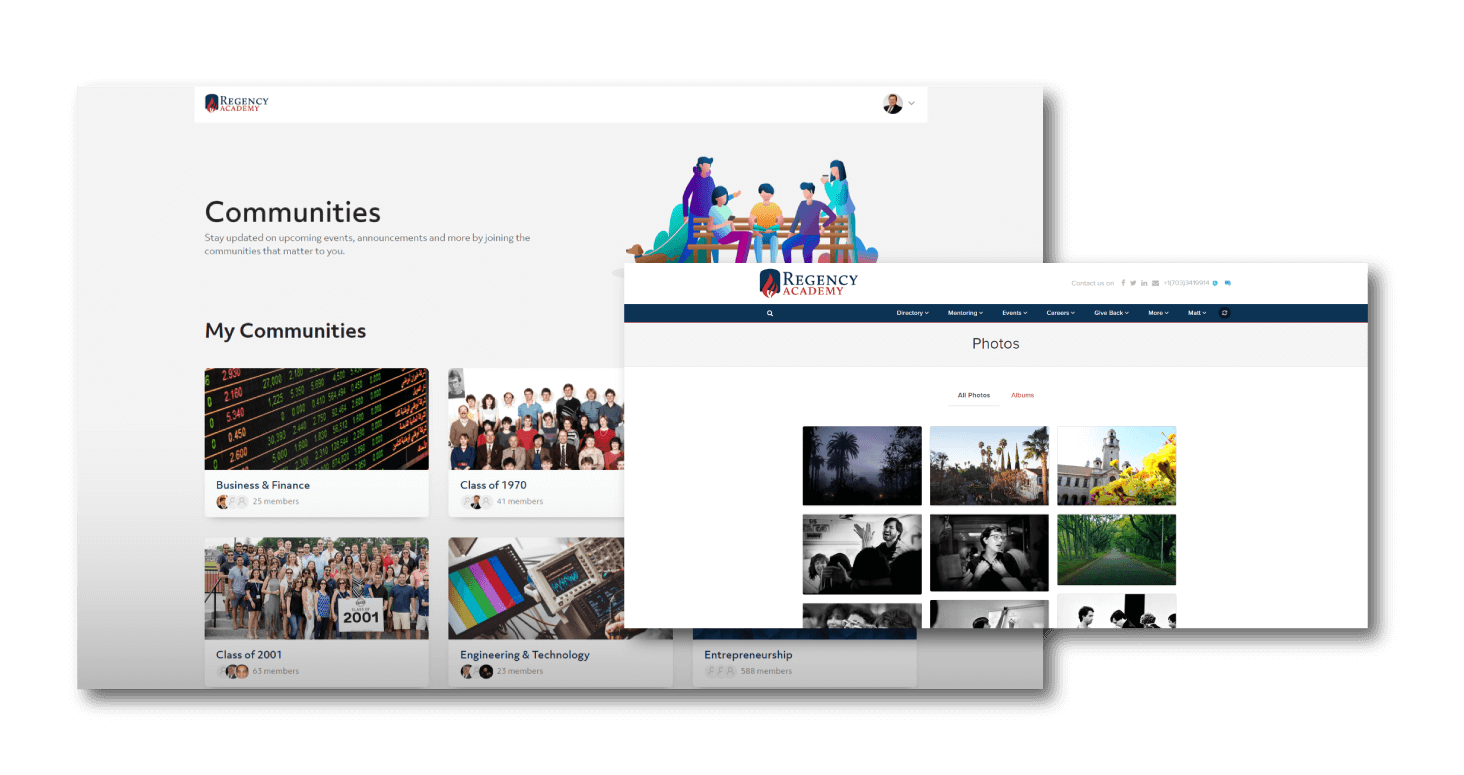 Almabase online community