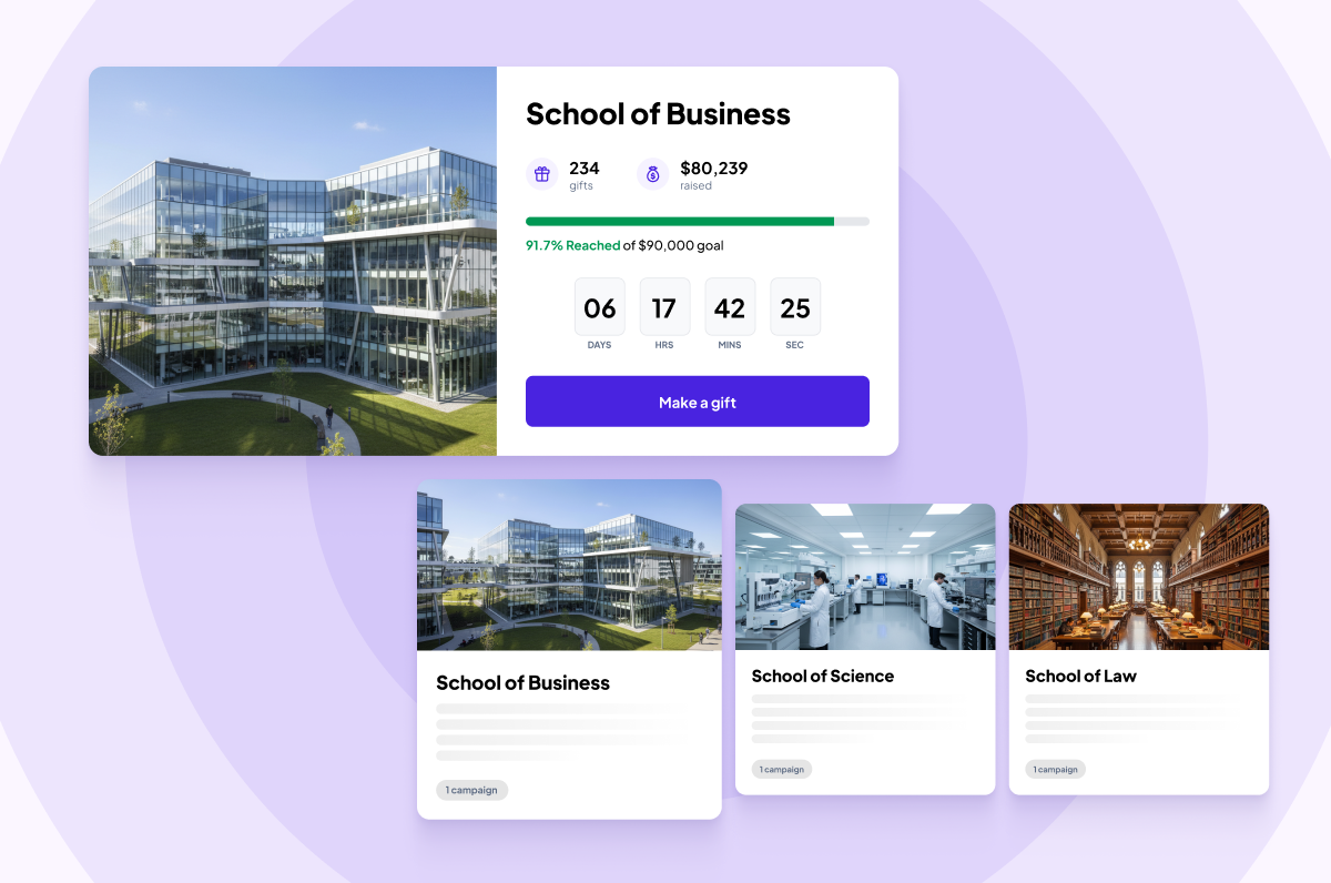 Almabase giving page