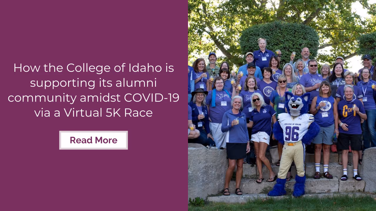 College of Idaho's virtual 5K Race success story