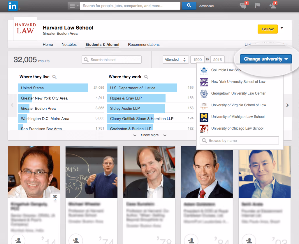 Linkedin-alumnitool