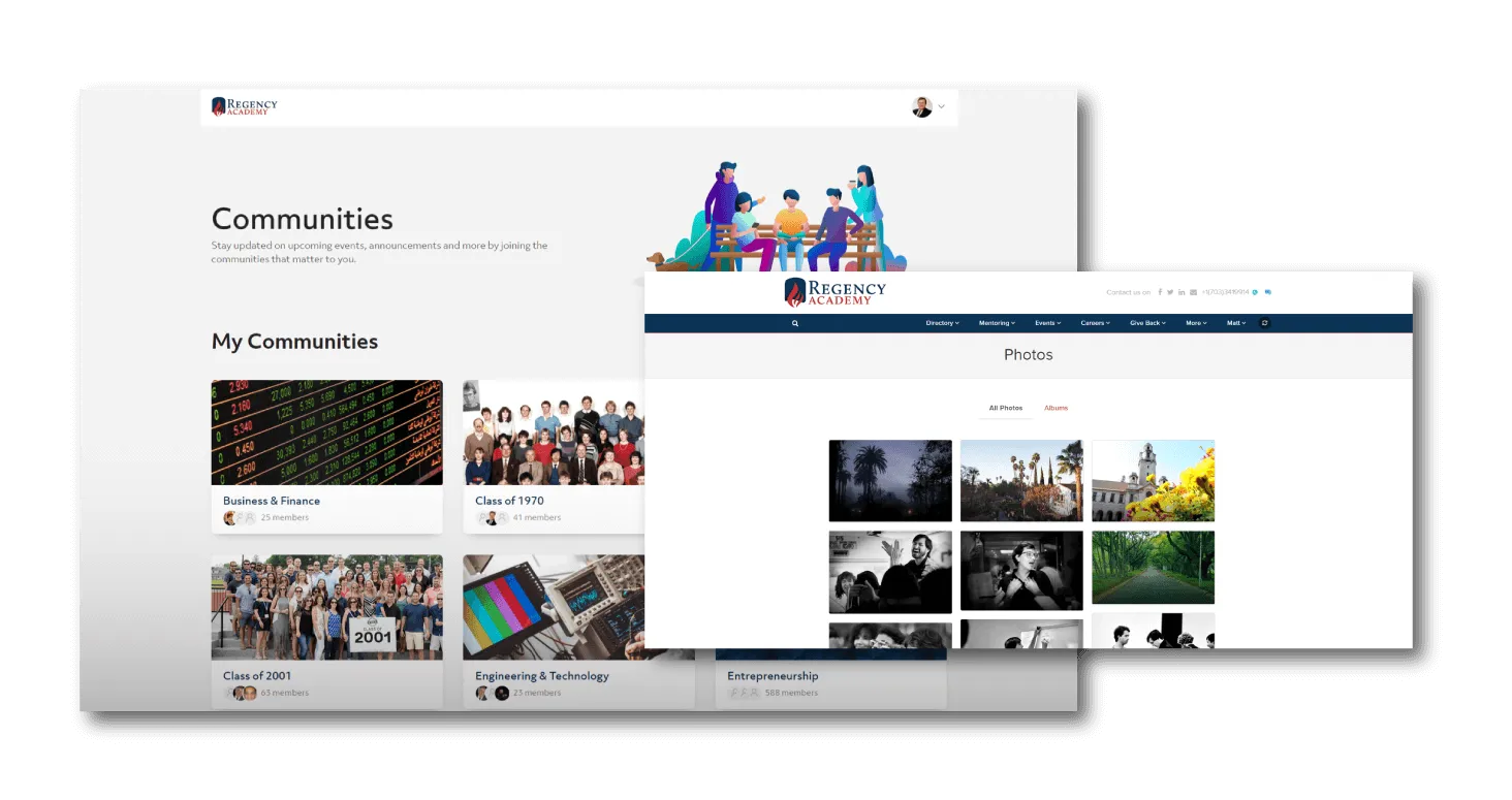 Almabase online community