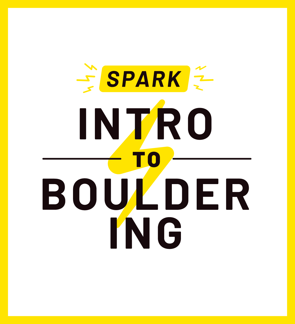Introduction to bouldering graphic