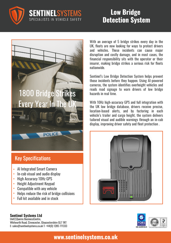 Low Bridge Detection System Datasheet