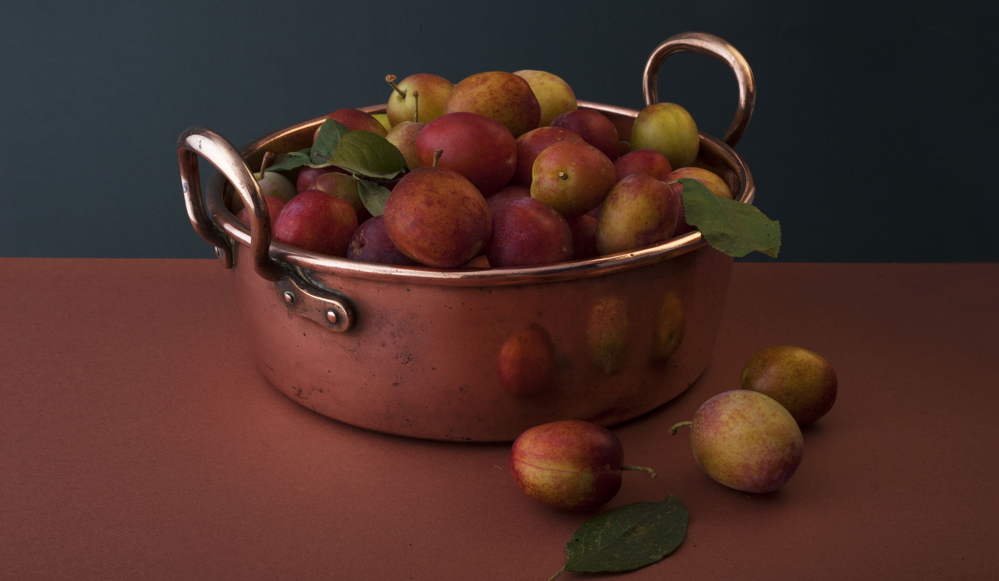 Bowl of plums
