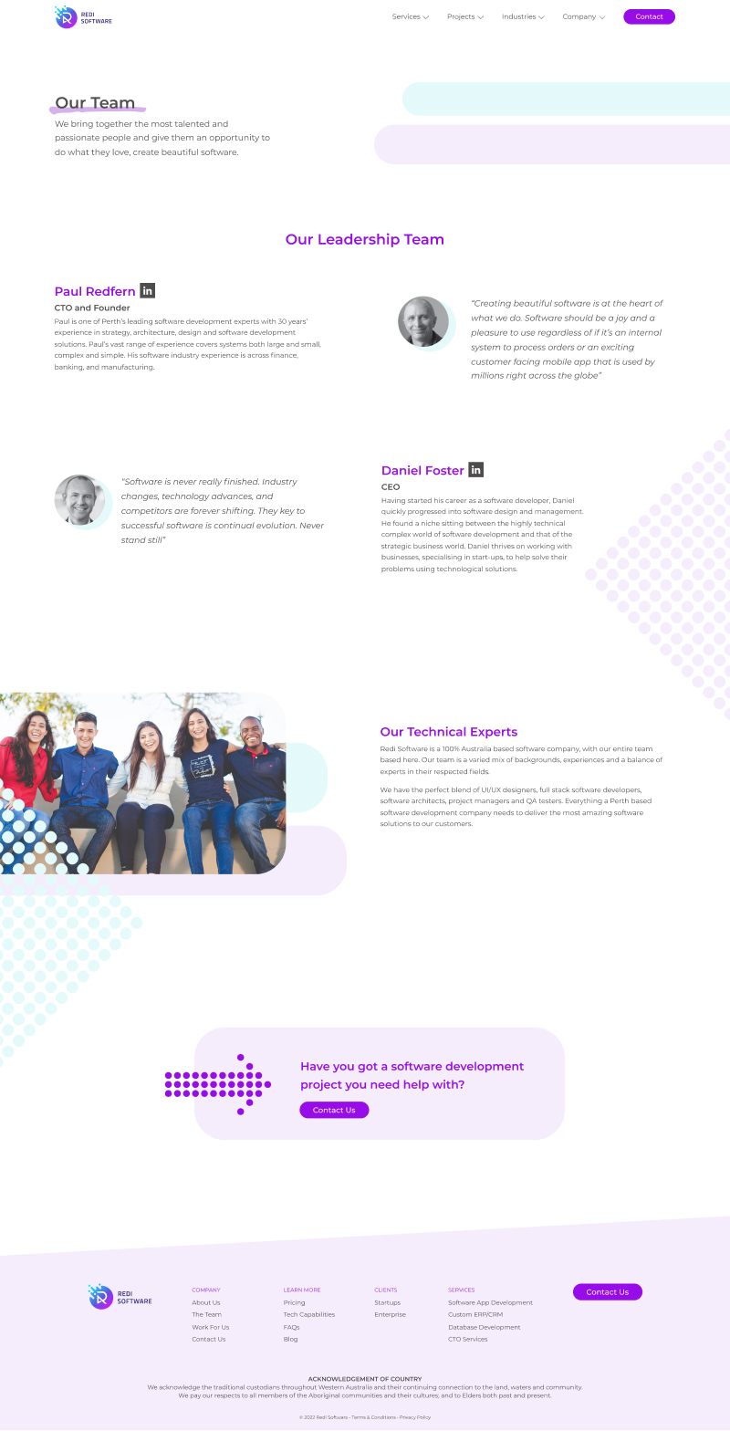 Redi Software Website