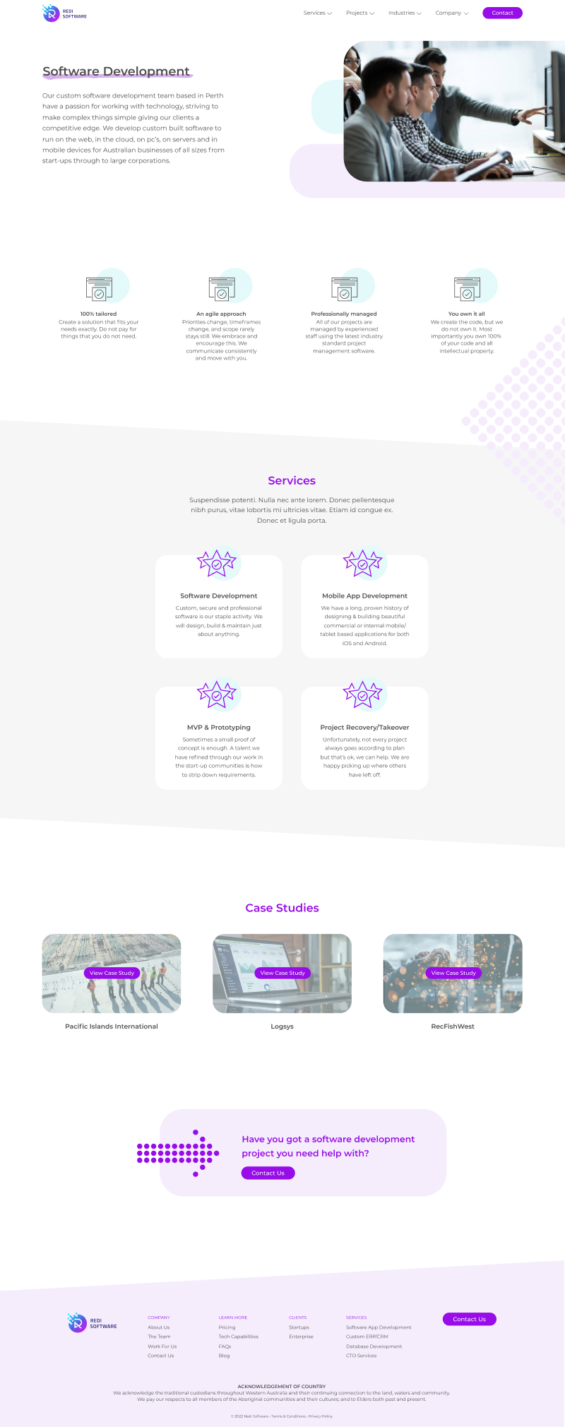 Redi Software Website