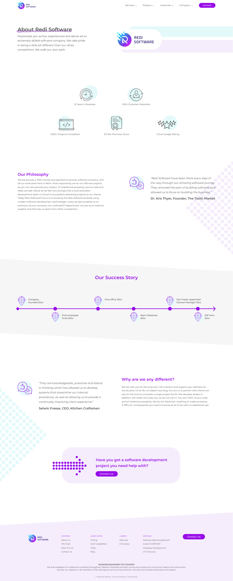 Redi Software Website