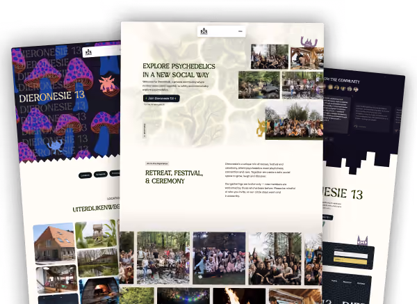 Dieronesie website preview