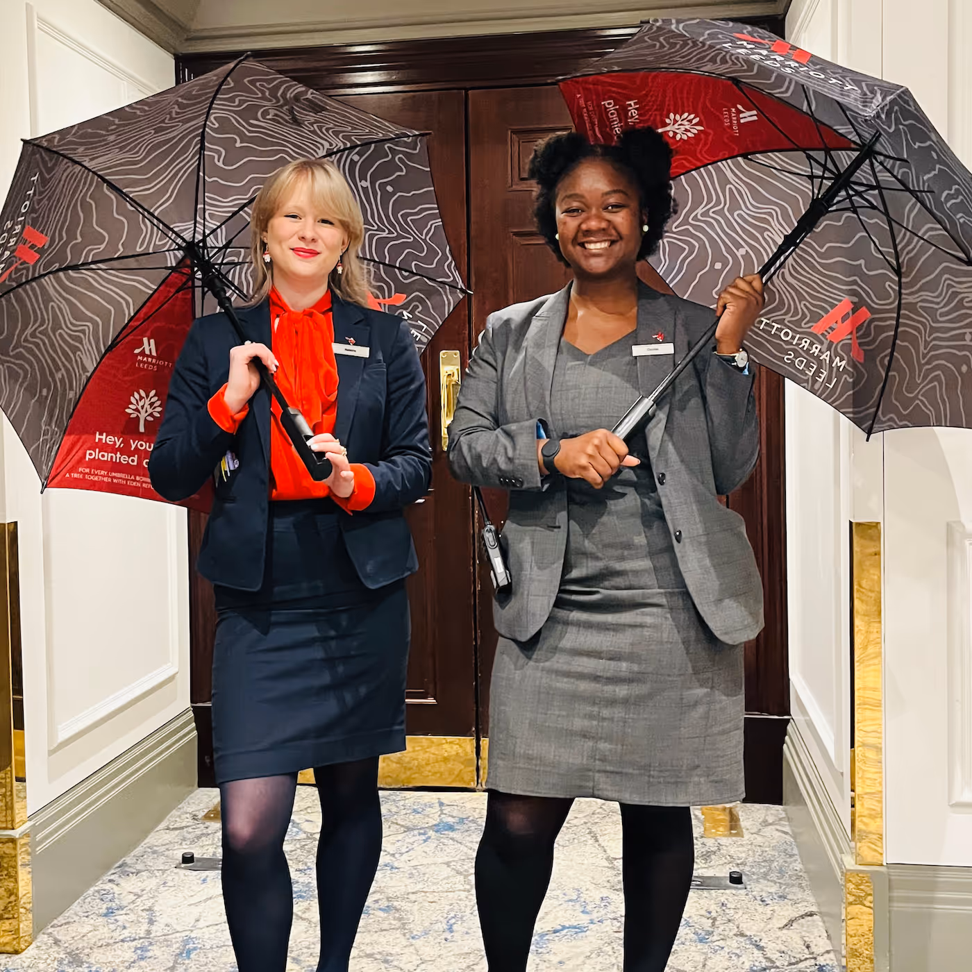 Marriott umbrellas