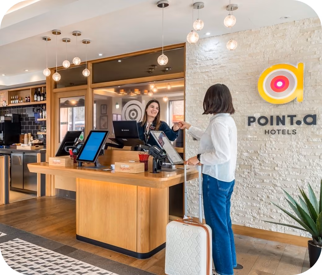 Point A Hotels reception