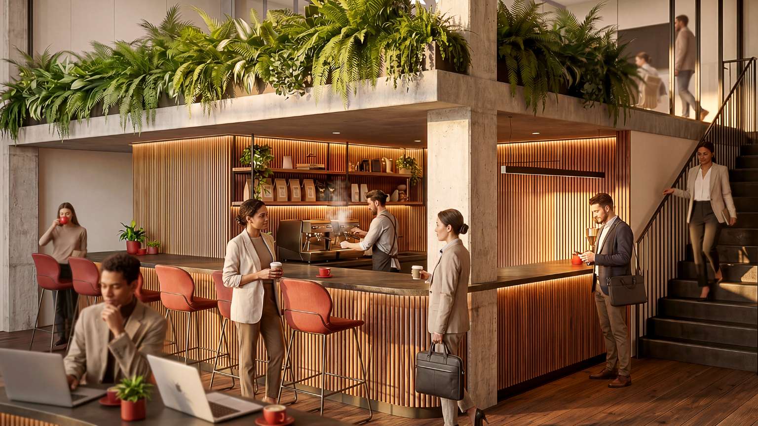 Modern 4-person office suite at The Exchange