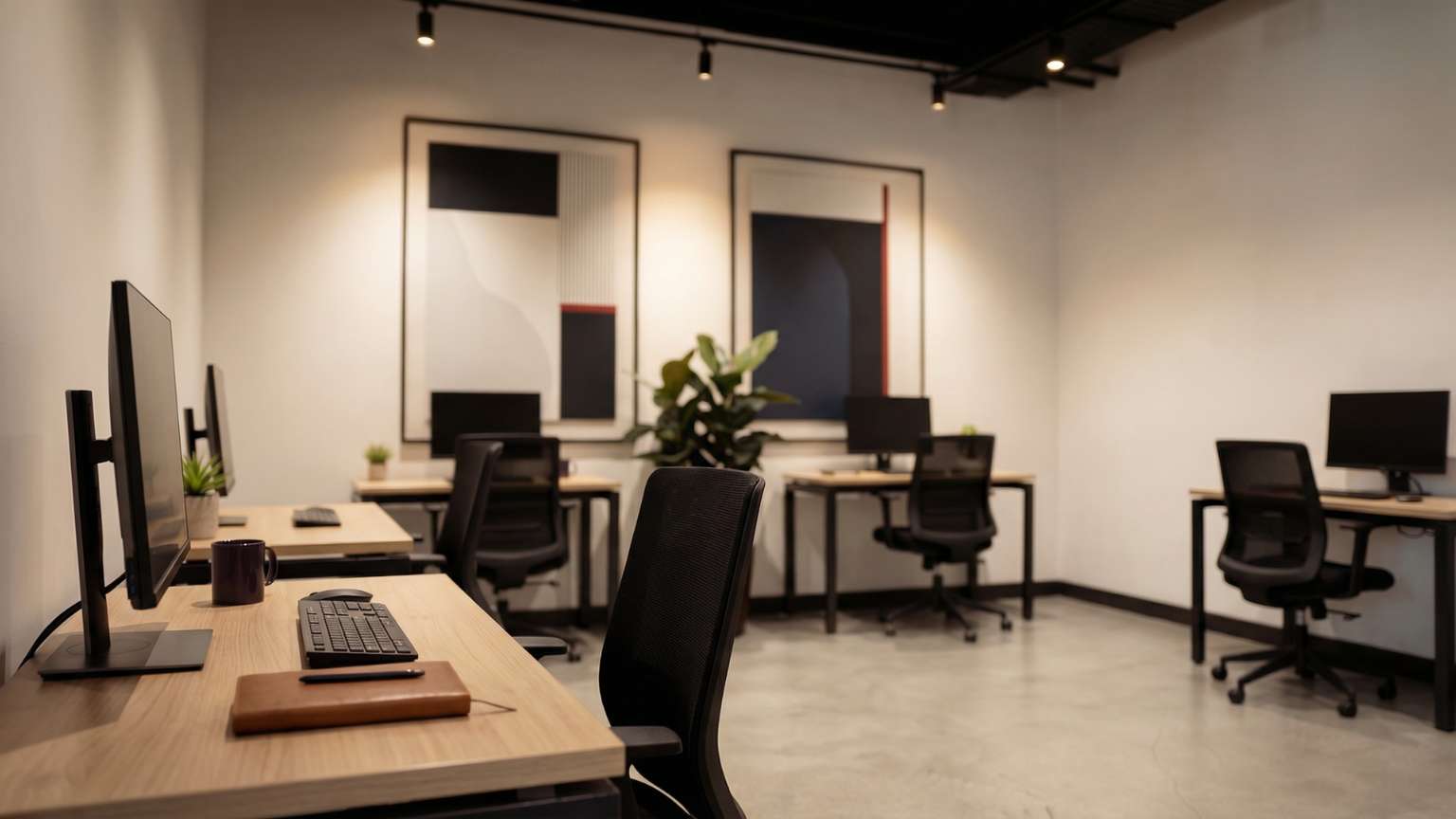 Modern 4-person office suite at The Exchange