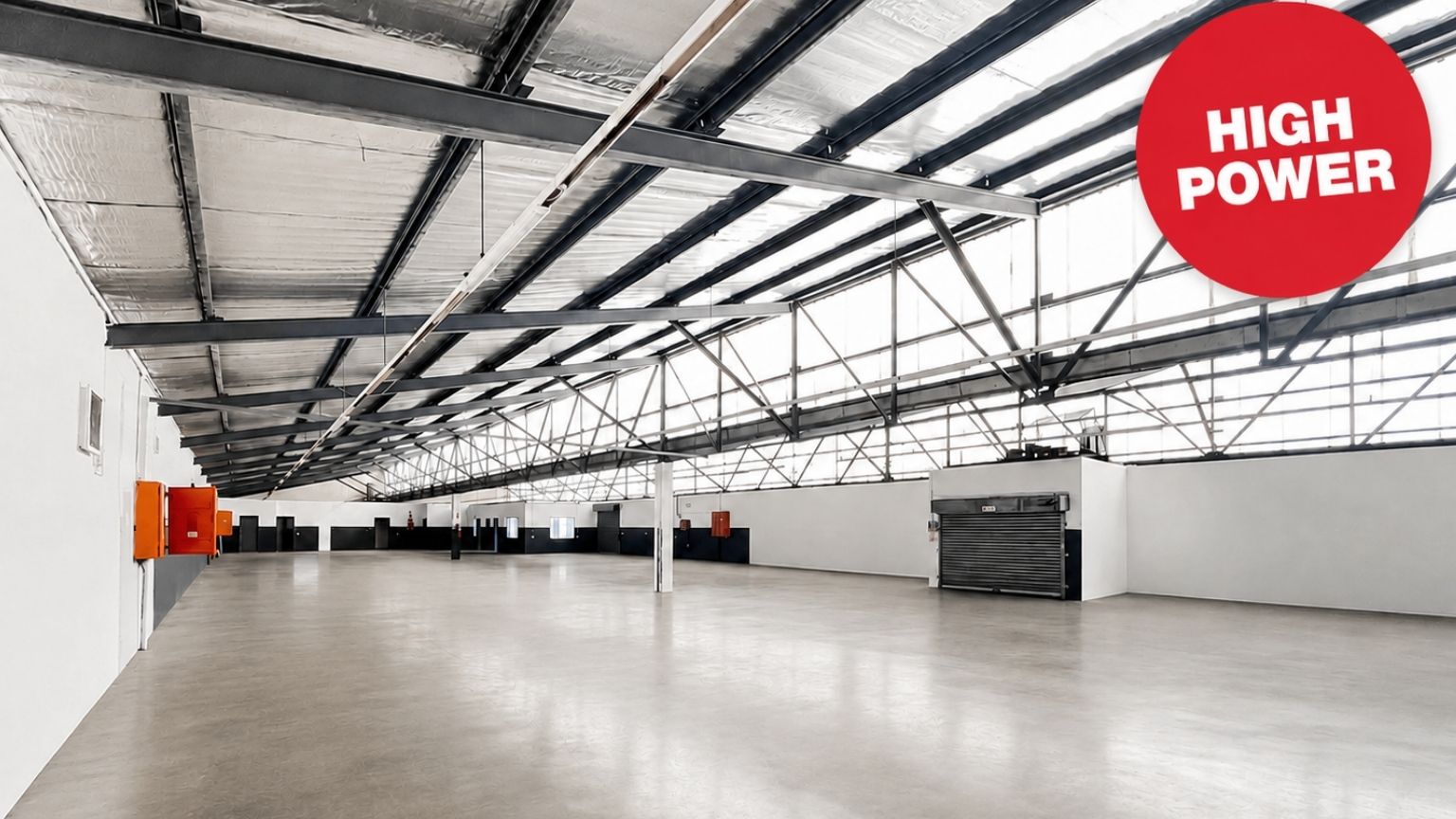 High-power warehouse with goods lift in Maitland